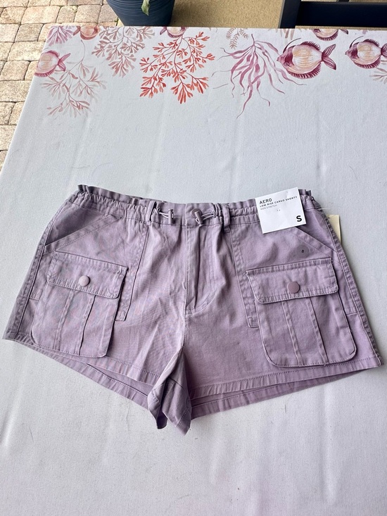 Aeropostale Pants - Aeropostale Low Rise Cargo Shorty shorts with an elastic drawstring waist size S